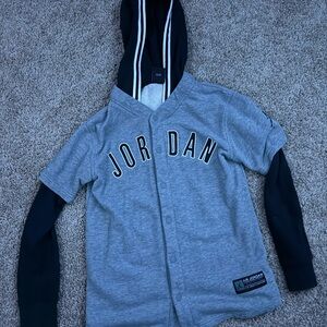 Jordan Gray and Black Kids Jacket